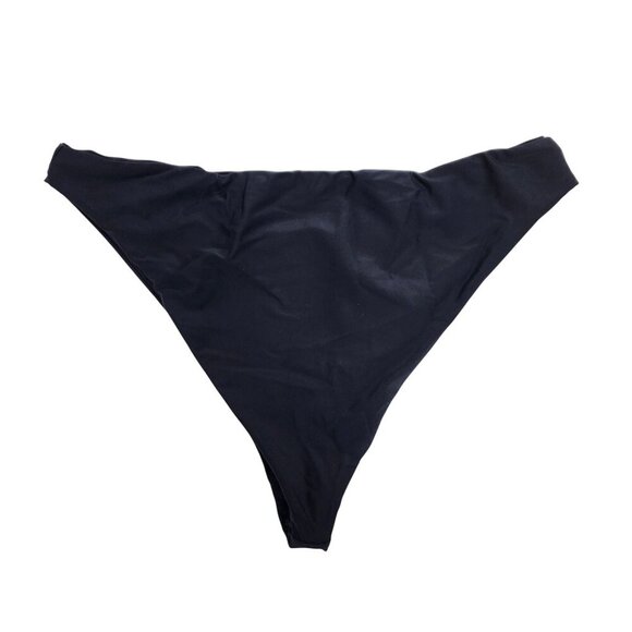 Tempt Me Black High-Cut Bikini Bottom Swimwear Size XL - Picture 3 of 4